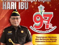 Kajati Papua Barat Beserta Jajaran Mengucapkan “Selamat Hari Ibu Ke- 97 Tahun 2025”