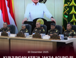 Kajati Papua Barat beserta jajaran mengikuti Kunjungan Kerja Virtual Jaksa Agung RI