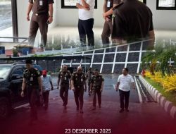 Kajati Papua Barat Melakukan Pengecekan Terhadap Kantor Kejaksaan Tinggi Papua Barat