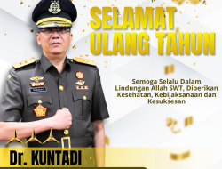 Keluarga Besar Kejati Papua Barat Mengucapkan Selamat Ulang Tahun Kepala Badan Pemulihan Aset Kejaksaan RI