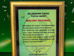 Maklumat Pelayanan Kejaksaan Tinggi Papua Barat TA 2026