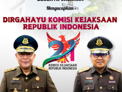 Kajati Papua Barat Beserta Jajaran Mengucapkan “Dirgahayu Komisi Kejaksaan RI Ke- 21”