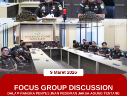 Kejati PB Ikuti FGD dalam rangka Pernyusunan Pedoman Jaksa Agung tentang Penyelesaian Perkara Pidana Berdasarkan Perjanjian Penundaan Penuntutan dan Denda Damai Secara Online