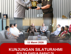 Kunjungan Silaturahmi Kapolda Papua Barat di Kejati Papua Barat