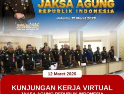 Kunjungan Kerja Virtual Jaksa Agung Republik Indonesia