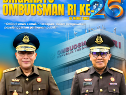 Kajati Papua Barat dan Wakajati Papua Barat beserta jajaran mengucapkan “Dirgahayu Ombudsman Ke- 26 Tahun”