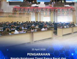 Kajati PB dan Wakajati PB Memberikan Arahan Kepada Seluruh Pegawai pada Kejati Papua Barat