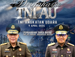 Keluarga Besar Kejati Papua Barat Mengucapkan “Dirgahayu TNI AU Ke- 80 Tahun”