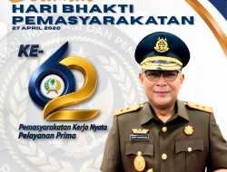 Kajati Papua Barat Beserta Jajaran Mengucapkan Selamat Hari Bhakti Pemasyarakatan Ke- 62 Tahun 2026