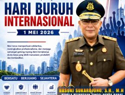 Kajati Papua Barat Beserta Jajaran Mengucapkan Selamat Memperingati Hari Buruh Internasional 1 Mei 2026