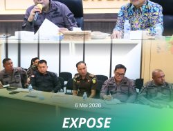 Kajati Pabar didampingi Asintel beserta Para Kasi melaksanakan Expose bersama Dinas PU Papua Barat