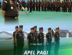 Wakajati Papua Barat Pimpin Apel Pagi – 11 Mei 2026