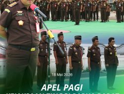 Aspidum Pimpin Apel Pagi Kejaksaan Tinggi Papua Barat-18 Mei 2026
