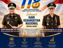 Keluarga Besar Kejati Papua Barat Mengucapkan “Selamat Hari Kebangkitan Nasional Ke- 118”