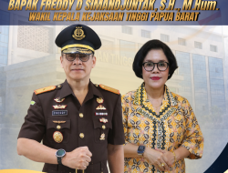 Selamat dan Sukses Bapak Freddy D Simandjuntak atas Pelantikan sebagai Wakajati Papua Barat