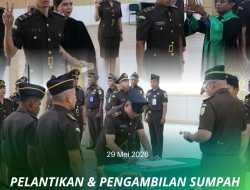Pelantikan dan Pengambilan Sumpah CPNS menjadi PNS dan Jabatan Fungsional pada Kejaksaan Tinggi Papua Barat