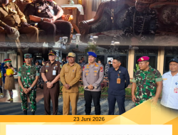 Wakajati PB bersama Forkopimda Menghadiri Penyambutan Pangkoarmada III Di Bandar Udara Rendani Manokwari