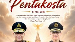 Keluarga Besar Kejati Papua Barat Mengucapkan Selamat Hari Pentakosta Tahun 2026
