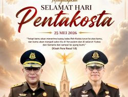 Keluarga Besar Kejati Papua Barat Mengucapkan Selamat Hari Pentakosta Tahun 2026