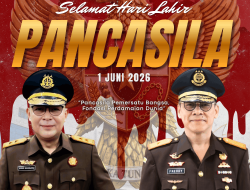Keluarga Besar Kejati Papua Barat Mengucapkan Selamat Hari Lahir Pancasila-1 Juni 2026
