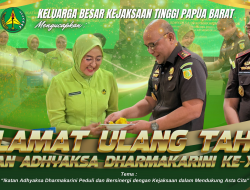 Keluarga Besar Kejati PB Mengucapkan Dirgahayu IAD Ke- XXIV
