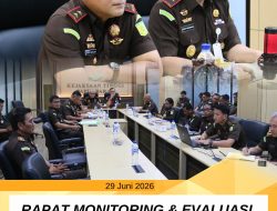 Kajati dan Wakajati Pimpin Rapat Monev WBK dan WBBM di Kejaksaan Tinggi Papua Barat