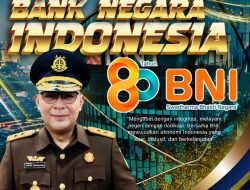 Keluarga Besar Kejati Papua Barat beserta Jajaran mengucapkan “Dirgahayu BNI Ke- 80”