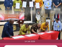 PKS KPU Papua Barat dan PBD bersama Kejati PB