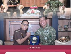 Kejati PB Mengikuti Kunker Eksekusi EHLB dan Eksaminasi Jampidmil ke Koarmada III