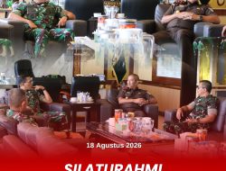Kajati PB Melaksanakan Kunjungan dan Silaturami di Kodam XVIII/ Kasuari