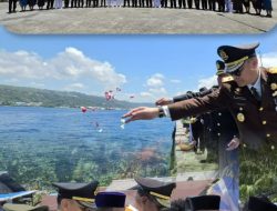 Wakajati PB Hadiri Apel Kehormatan & Ziarah Laut di Fasharkan Manokwari