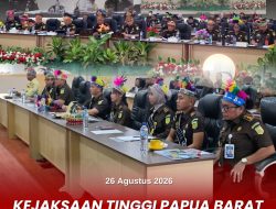 Kejaksaan Tinggi Papua Barat mengikuti Desk Pelaksanaan Evaluasi Pembangunan Zona Integritas Menuju Wilayah Bebas dari Korupsi (WBK)