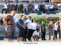 Acara Pelepasan Tukik Di Pantai Pasir Putih Manokwari dalam rangka Hari Lahir Ke- 81 Kejaksaan RI
